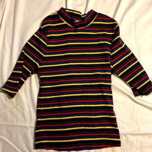 Levis color striped shirt